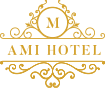 Hotel Ami white logo